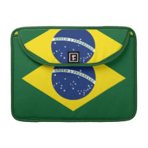 Bandeira de Brasil Bolsas Para MacBook