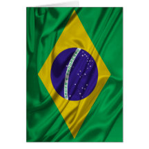 Bandeira de Brasil Cartão