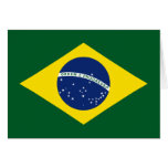 Bandeira de Brasil Cartões