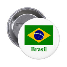 Bandeira de Brasil com nome no português Boton