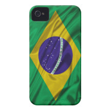 Bandeira de Brasil iPhone 4 Capa