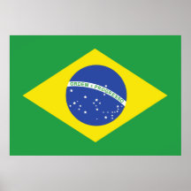 Bandeira de Brasil Poster
