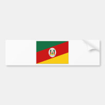 Bandeira de Brasil Rio Grande do Sul Adesivo