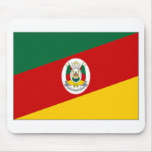 Bandeira de Brasil Rio Grande do Sul Mouse Pads