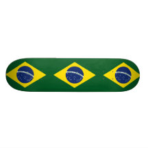 Bandeira de Brasil Skate