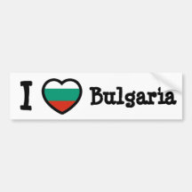 Bandeira de Bulgária Adesivos