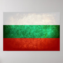 Bandeira de Bulgária Poster