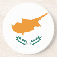 Bandeira de Chipre Porta Copos