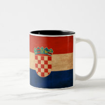 Bandeira de Croatia Caneca