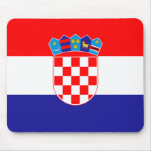 Bandeira de Croatia Mouse Pads