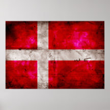 Bandeira de Danmark Posteres