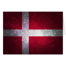 Bandeira de Dinamarca Cartões