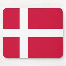 Bandeira de Dinamarca Mousepad