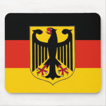 Bandeira de Eagle do alemão Mouse Pads