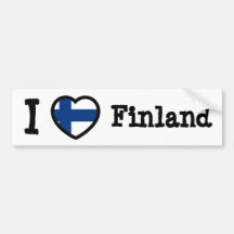 Bandeira de Finlandia Adesivo