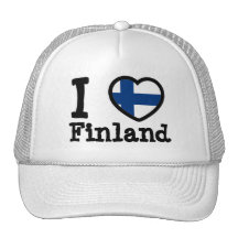 Bandeira de Finlandia Bonés