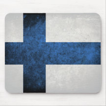Bandeira de Finlandia Mouse Pads