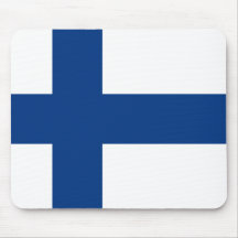 Bandeira de Finlandia Mousepad