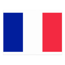 Bandeira de France Cartoes Postais