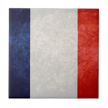 Bandeira de France; Francês; Azulejos De Cerâmica