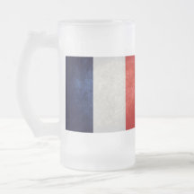 Bandeira de France; Francês; Caneca