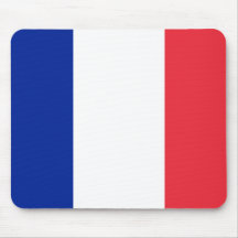Bandeira de France Mouse Pads