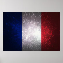 Bandeira de France Poster