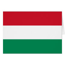 Bandeira de Hungria Cartão
