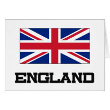 Bandeira de Inglaterra Cartão