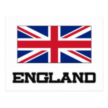 Bandeira de Inglaterra Cartoes Postais