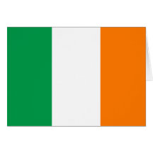 Bandeira de Ireland Cartão