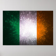 Bandeira de Ireland Pôsteres