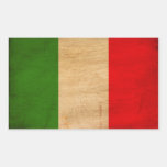 Bandeira de Italia Adesivo Retângular