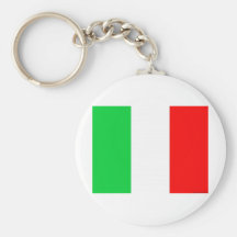 bandeira de Italia - bandeira italiana Chaveiro