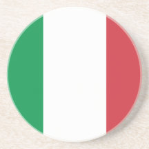 Bandeira de Italia Porta-copos