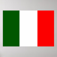 Bandeira de Italia Pôsteres