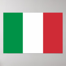 Bandeira de Italia Posters