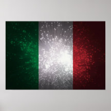 Bandeira de Italia Posters