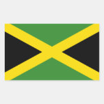 Bandeira de Jamaica Adesivo Retângular