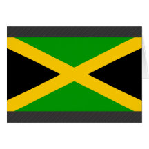 Bandeira de Jamaica Cartao