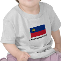 Bandeira de Liechtenstein Camisetas