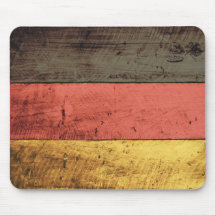 Bandeira de madeira velha de Alemanha Mouse Pad