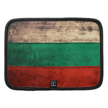 Bandeira de madeira velha de Bulgária Agendas