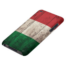 Bandeira de madeira velha de Italia Capa iPod Case-Mate