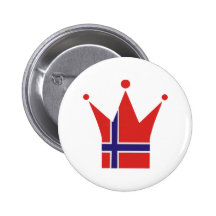 Bandeira de Noruega Botons