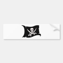 Bandeira de ondulação #10 Jack Rackham Adesivos