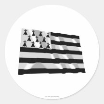 Bandeira de ondulação de Brittany Adesivo