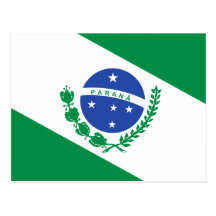 Bandeira de Parana, Brasil Cartões Postais