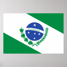 Bandeira de Parana, Brasil Impressão