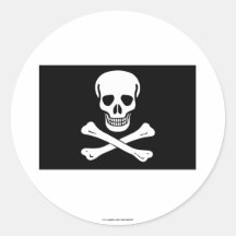 Bandeira de pirata adesivos